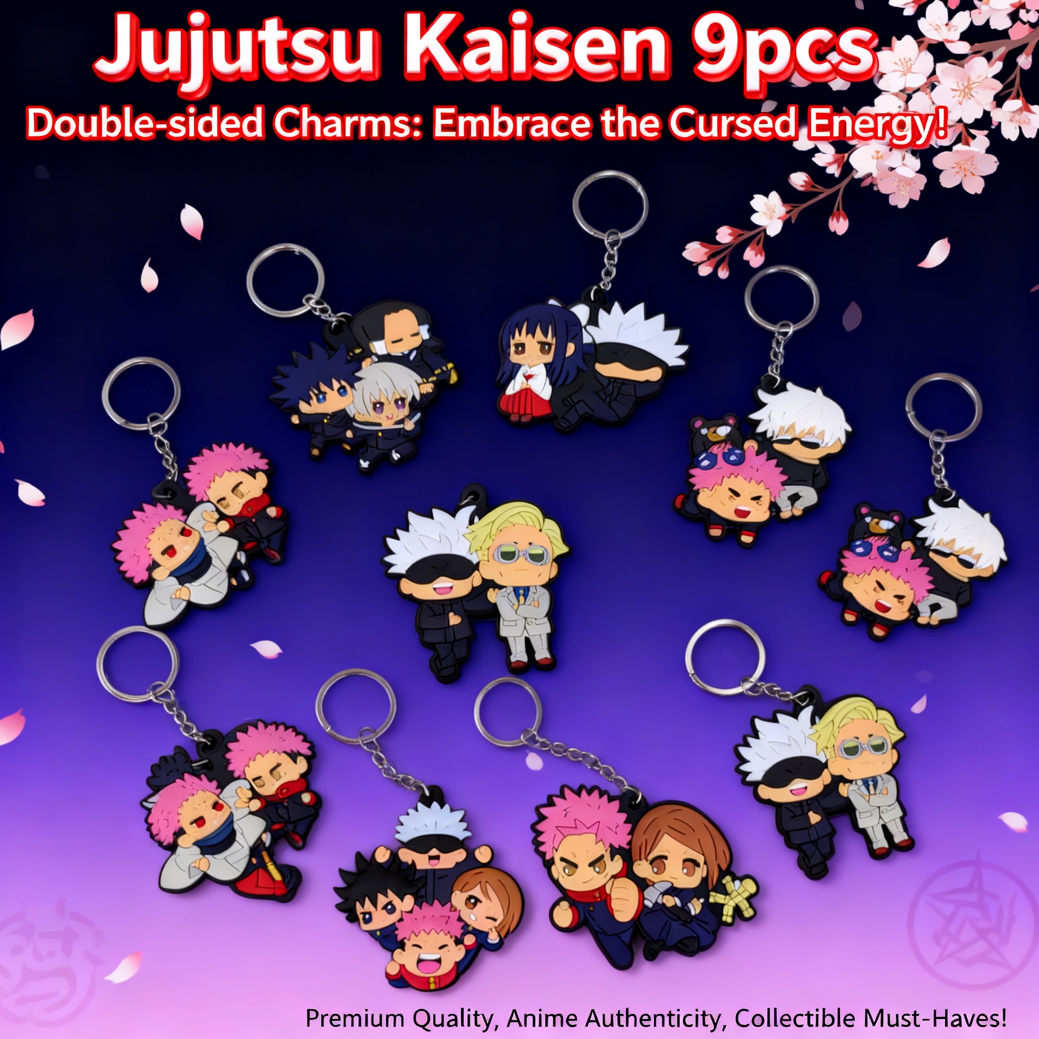 Anime Merchandise Bag - Anime Merchandise Jujutsu Kaisen Character Double
