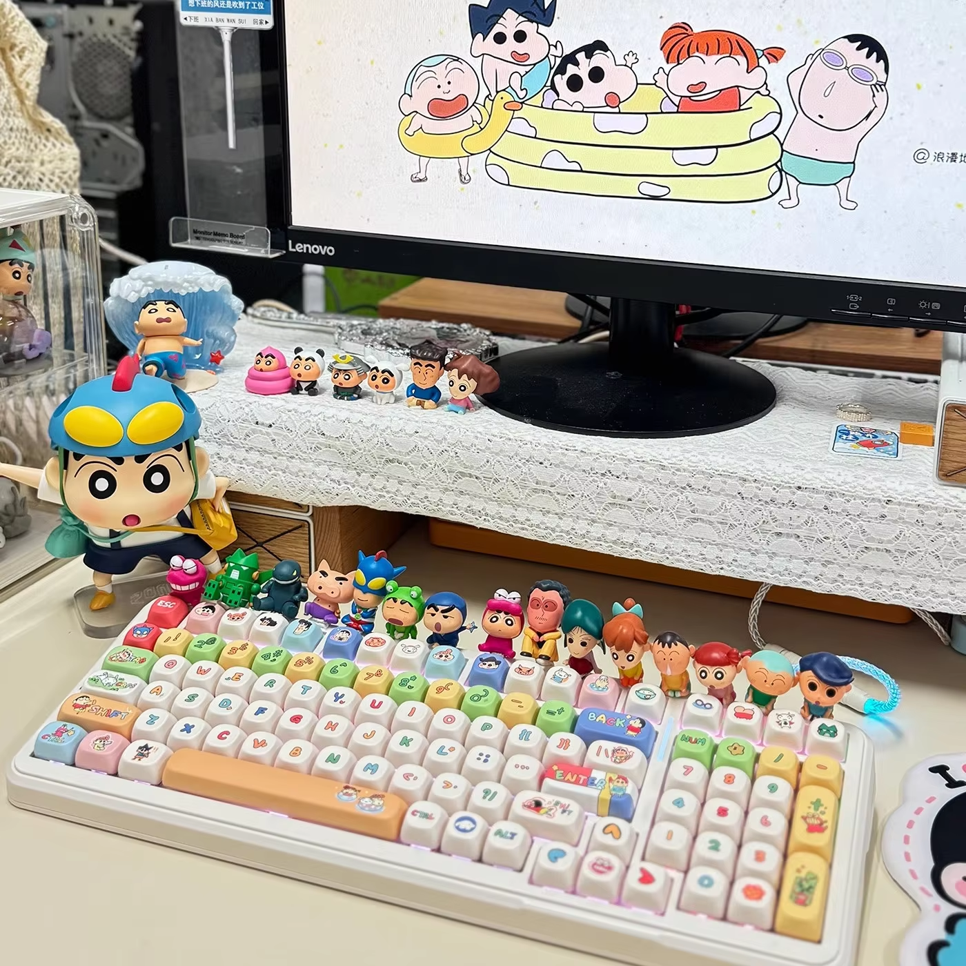 Keycap Artisan Anime - Crayon Shin-chan MOA Keycap Cute Cartoon