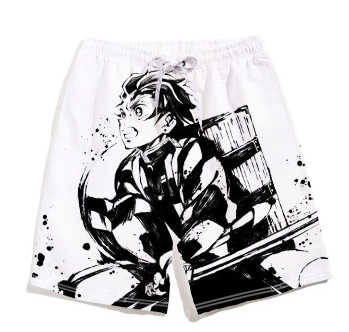 Anime Merchandise For Men - Demon Slayer Shorts for Men and