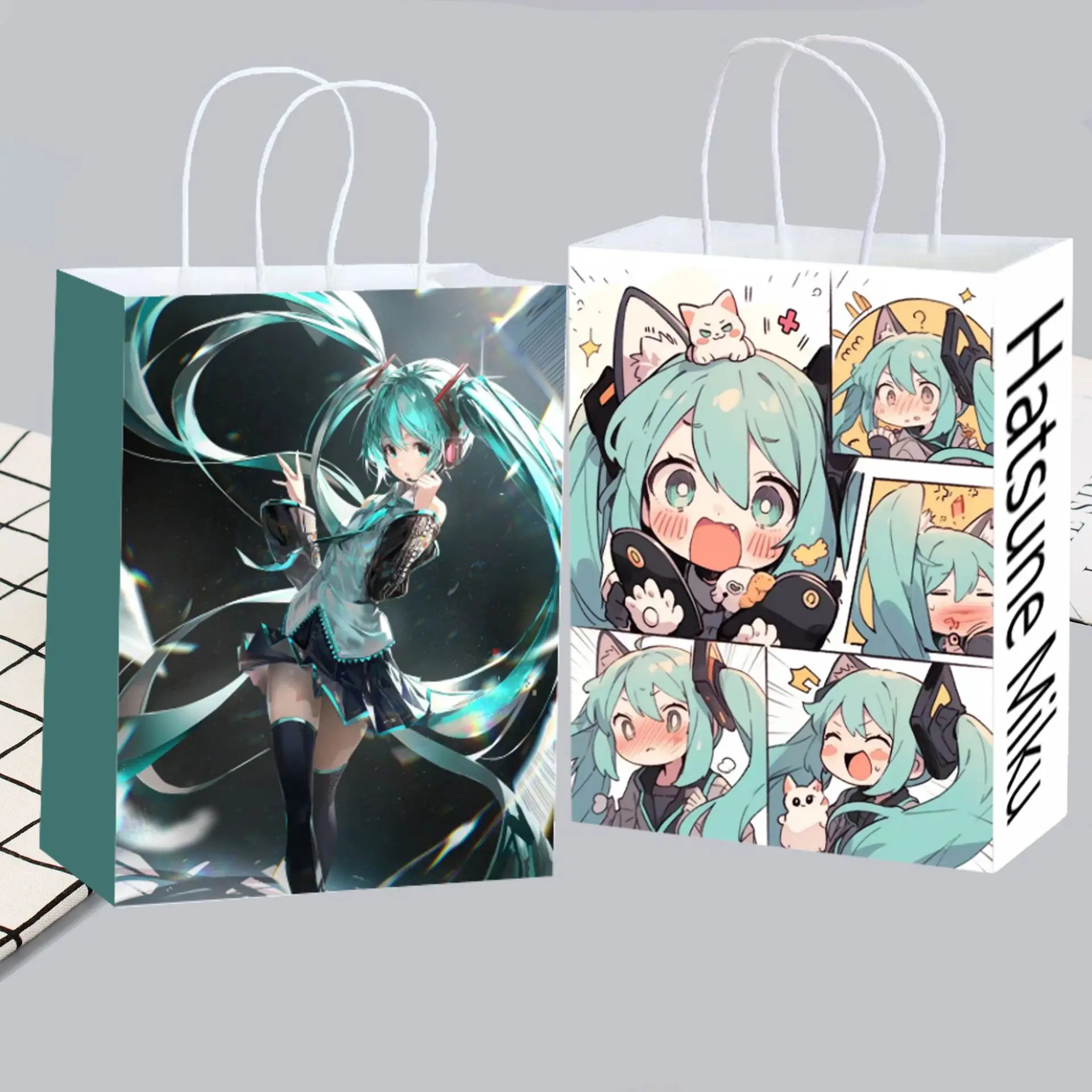Cute Anime Hatsune Miku Paper  - Anime Tote Bag recensione e prezzo