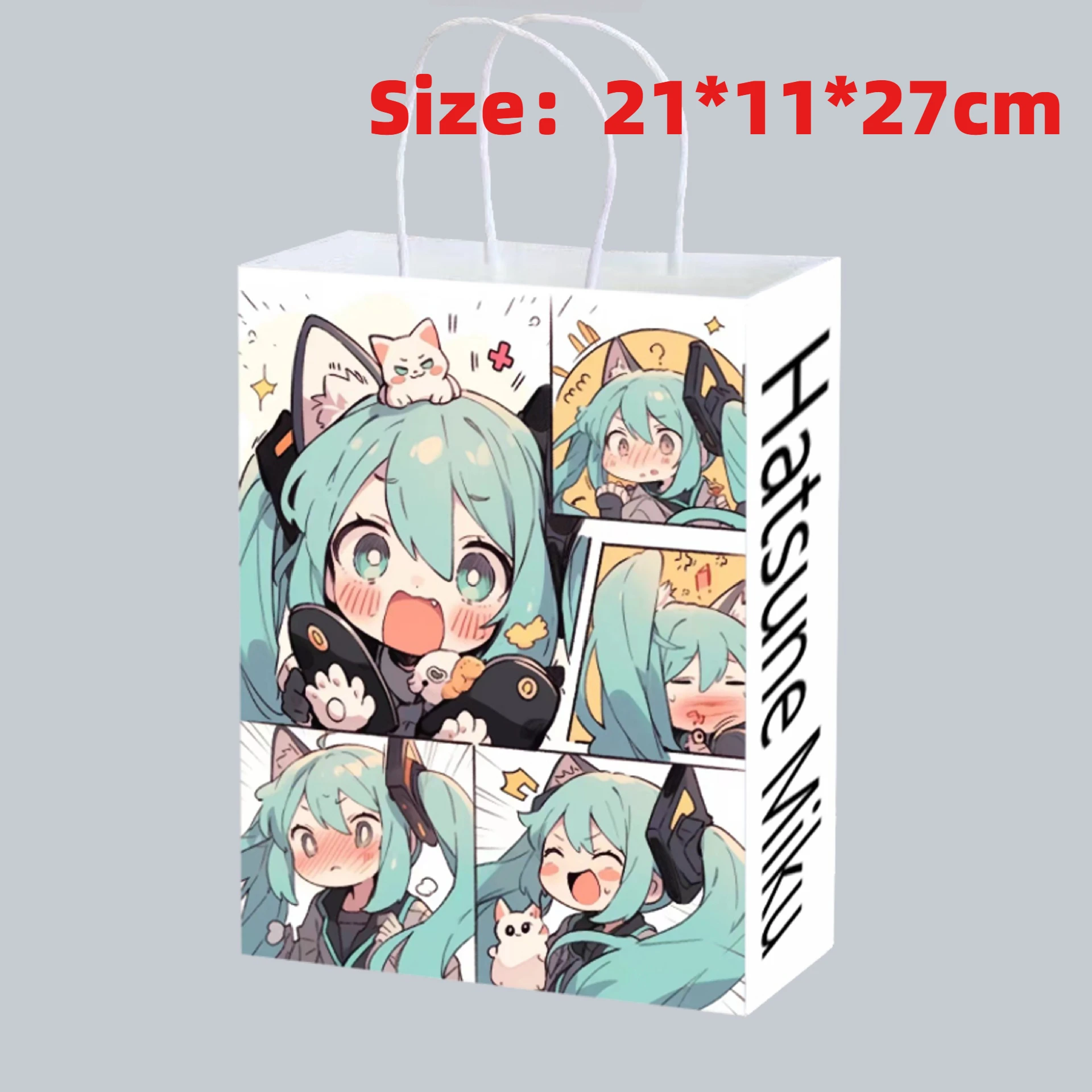 Cute Anime Hatsune Miku Paper  - Anime Tote Bag recensione e prezzo