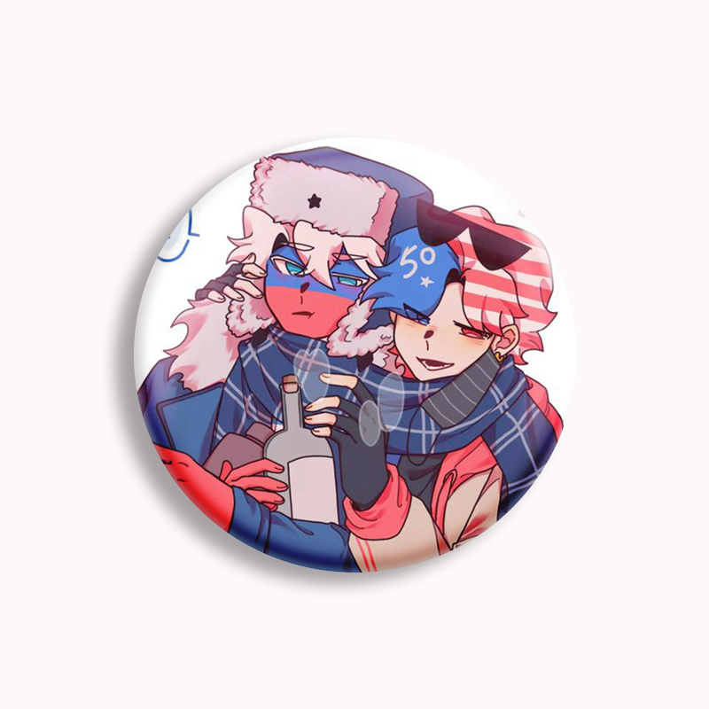 Countryhuman Fan Art Button Pi - Pin Button Badge recensione e prezzo