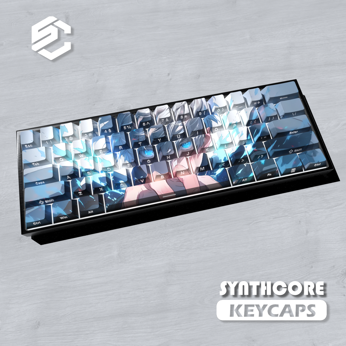 74 Keys Gojo Satoru Theme Keyc - Keycap Artisan Anime recensione e prezzo