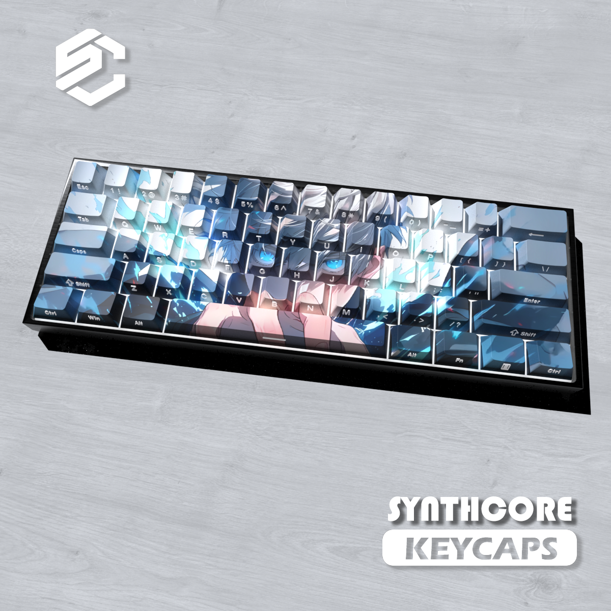 74 Keys Gojo Satoru Theme Keyc - Keycap Artisan Anime recensione e prezzo