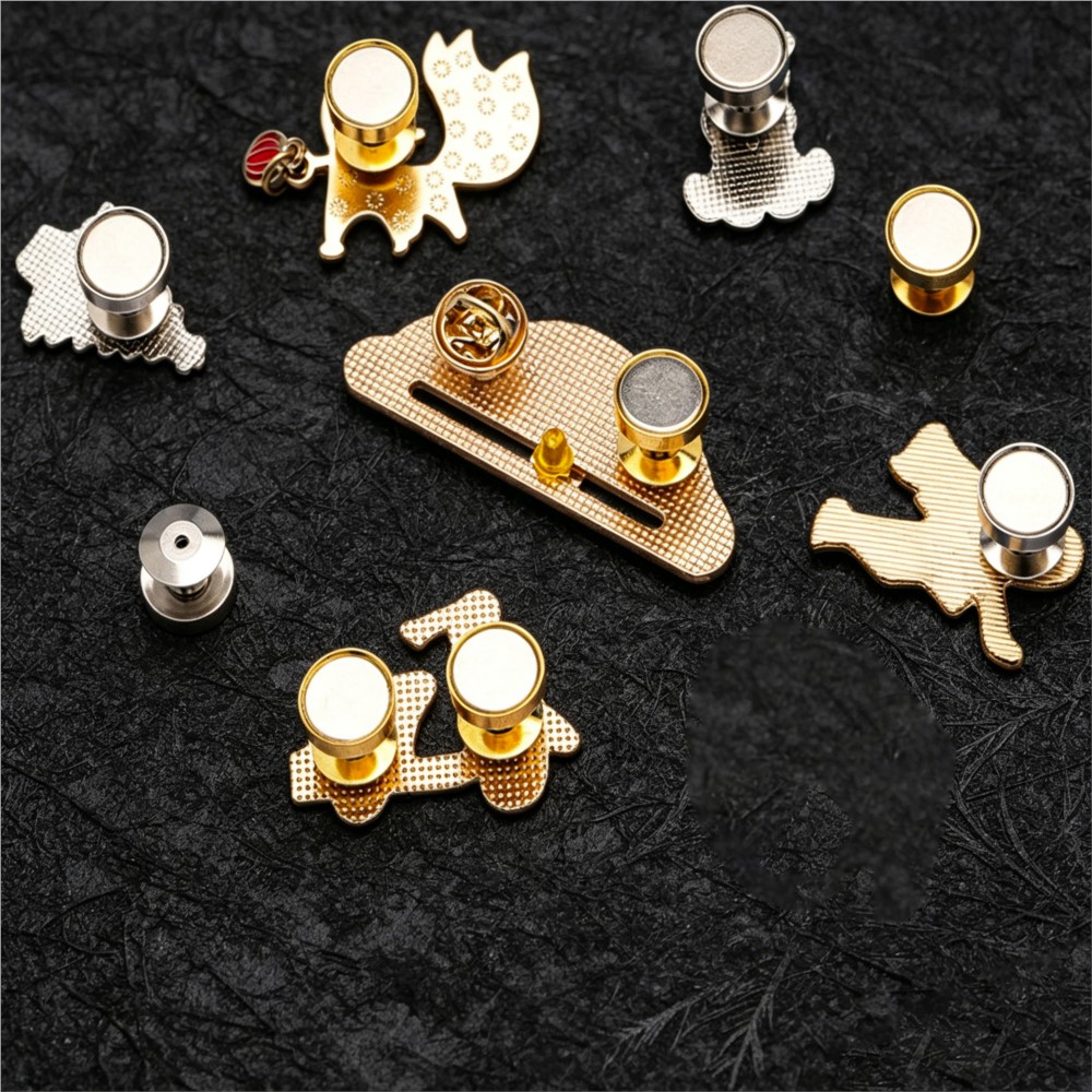 10Pcs/Lot Magnetic Clasps and  - Pin Button Badge recensione e prezzo