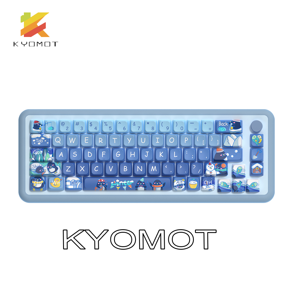 KYOMOT 158 Keys Cute Penguin W - Keycap Artisan Anime recensione e prezzo