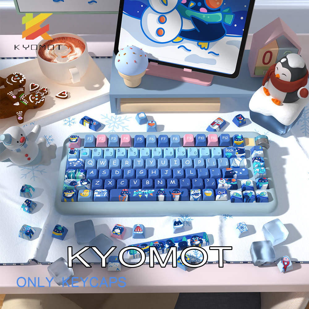 KYOMOT 158 Keys Cute Penguin W - Keycap Artisan Anime recensione e prezzo