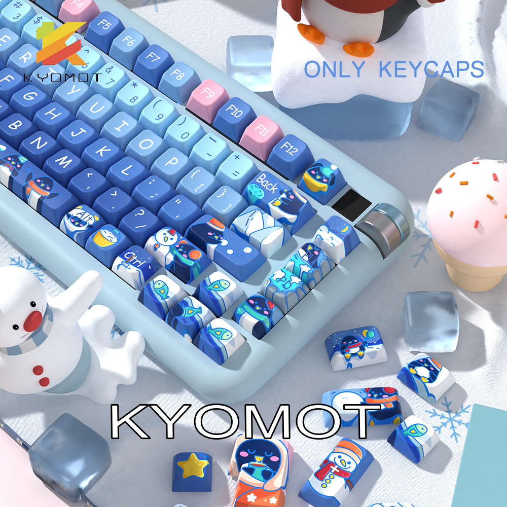 KYOMOT 158 Keys Cute Penguin W - Keycap Artisan Anime recensione e prezzo