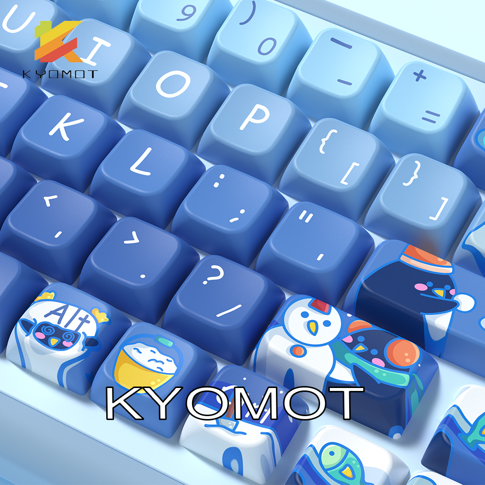 KYOMOT 158 Keys Cute Penguin W - Keycap Artisan Anime recensione e prezzo