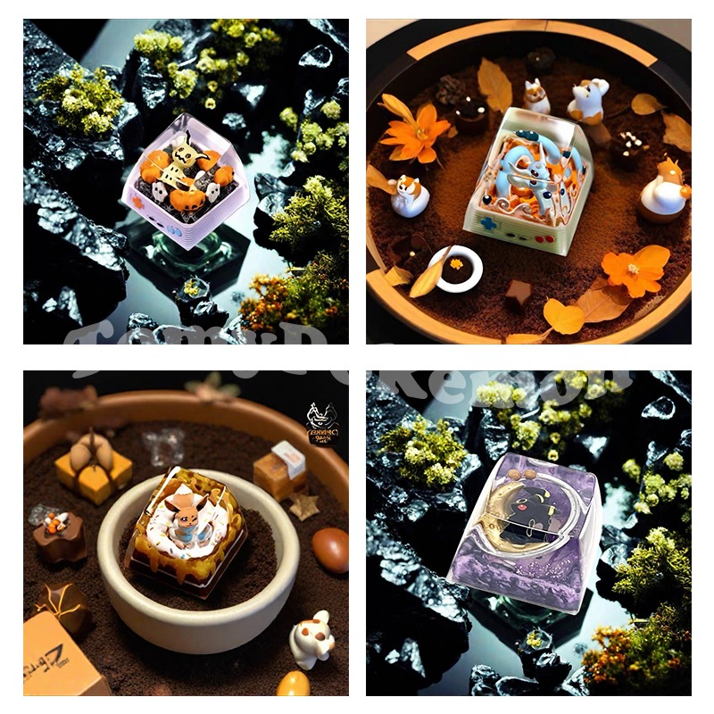 Pokemon Keycaps Mewtwo Umbreon - Keycap Artisan Anime recensione e prezzo