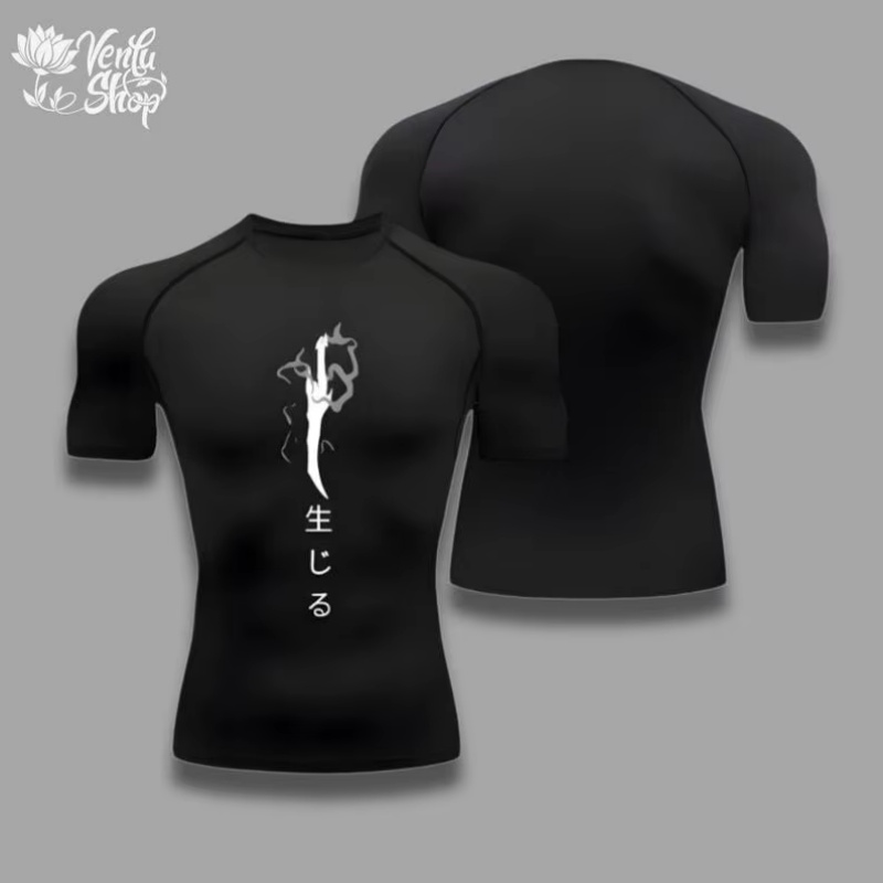 Jin Woo Compression Shirt Comp - Anime Merchandise Solo Leveling recensione e prezzo