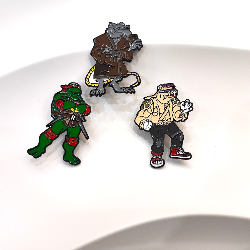 3pcs Vintage Ninja Turtles Pin - Pin Button Badge recensione e prezzo