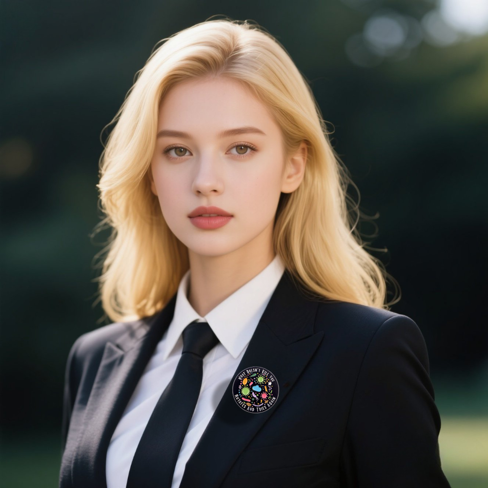 Bacterial Pattern Brooch, Univ - Pin Button Badge recensione e prezzo